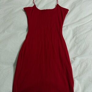 SHEIN Bold Red Mini Dress